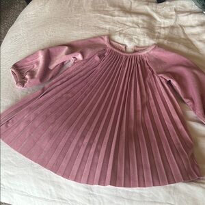 Hanna Andersson 18-24 months Velvet Pleated Dress